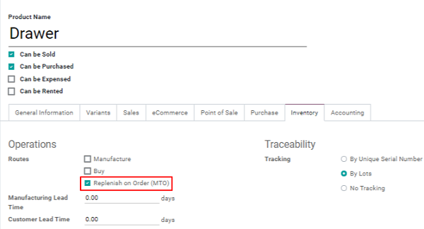 set a bom for a product with sub assemblies