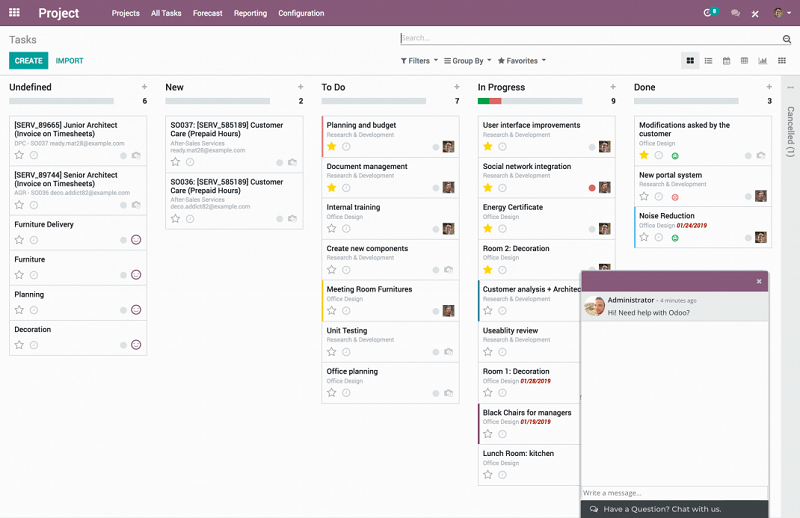 odoo live chat window
